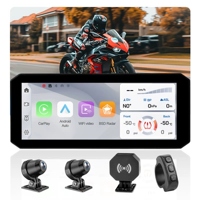 Dual Recording Motorcycle Vehicle, Motorcycle driving recorder
