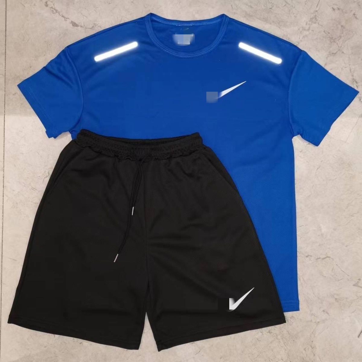 Camiseta americana Traje de entrenamiento para estudiantes deportivos Traje de carrera para hombres y mujeres de pista y campo de manga corta Ropa deportiva de baloncesto de fitness