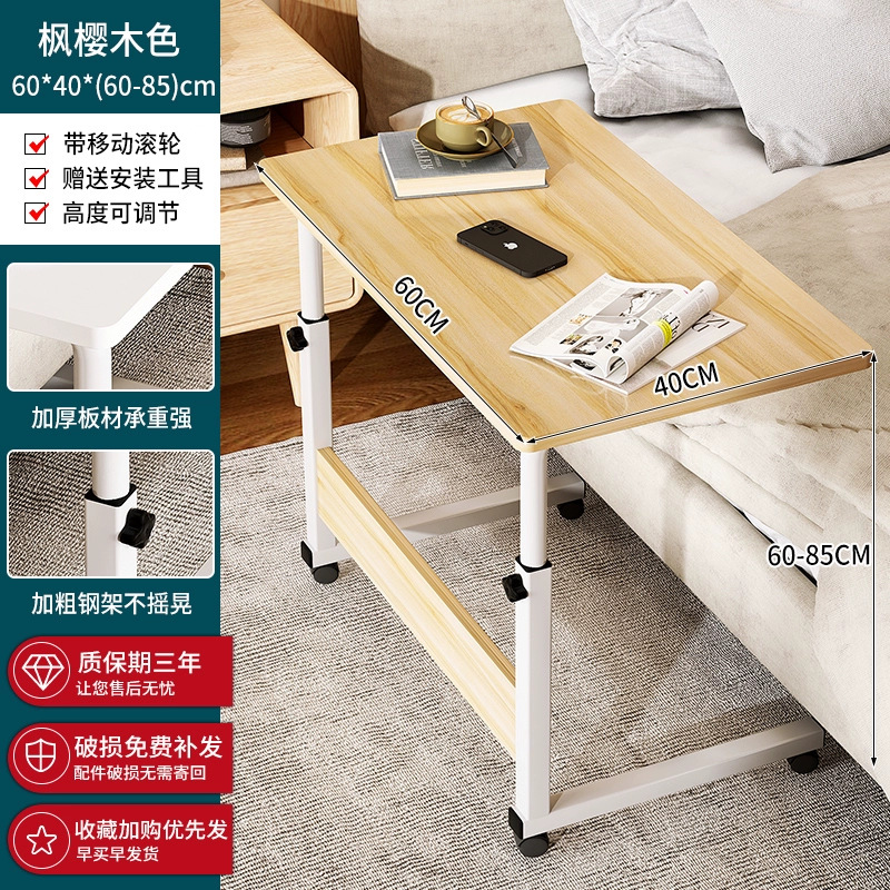 Mesa de cama elevadora móvil dormitorio de estudiantes mesa de estudio escritorio escritorio de escritorio escritorio de escritorio dormitorio escritorio de computadora pequeña mesa