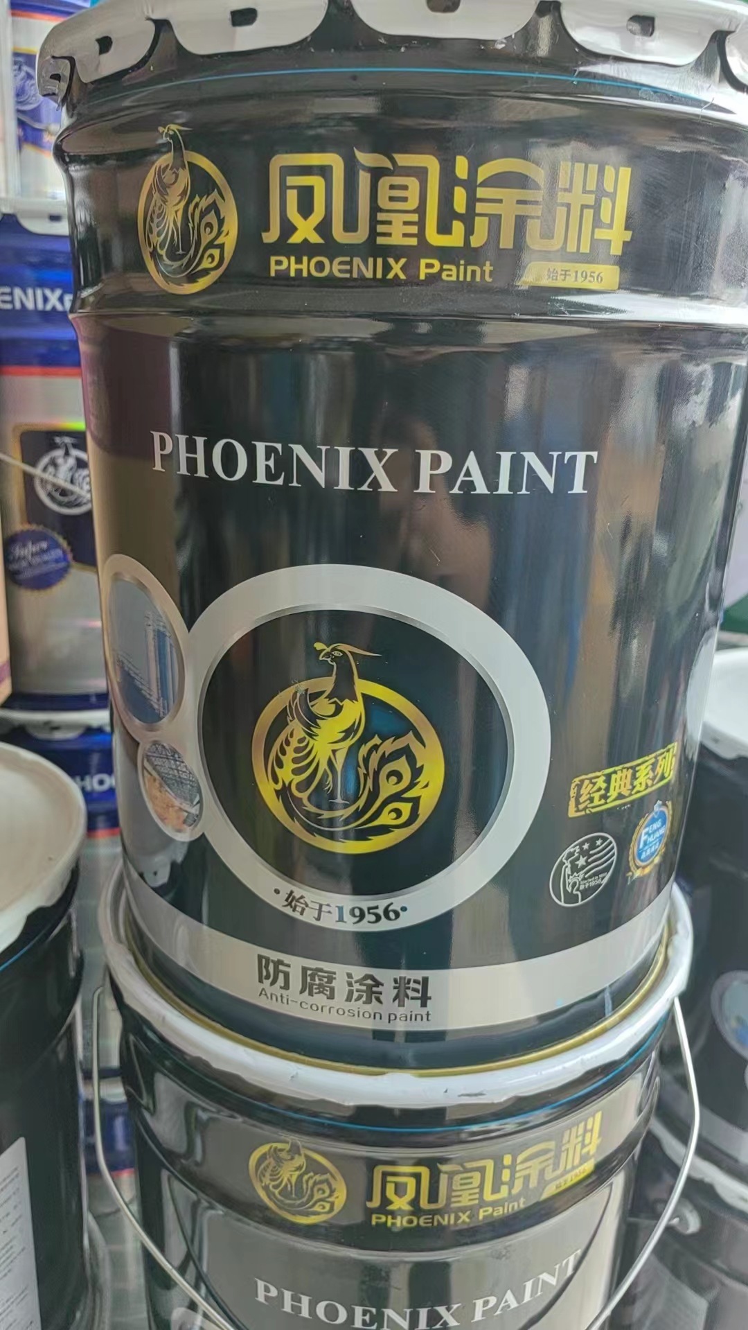 凤凰环氧富锌底漆，环氧云铁中间漆22公斤量大从优