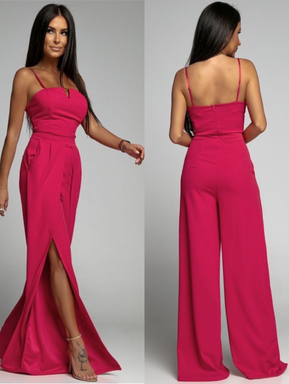 Women's Daily Casual Solid Color Full Length Jumpsuits display picture 5