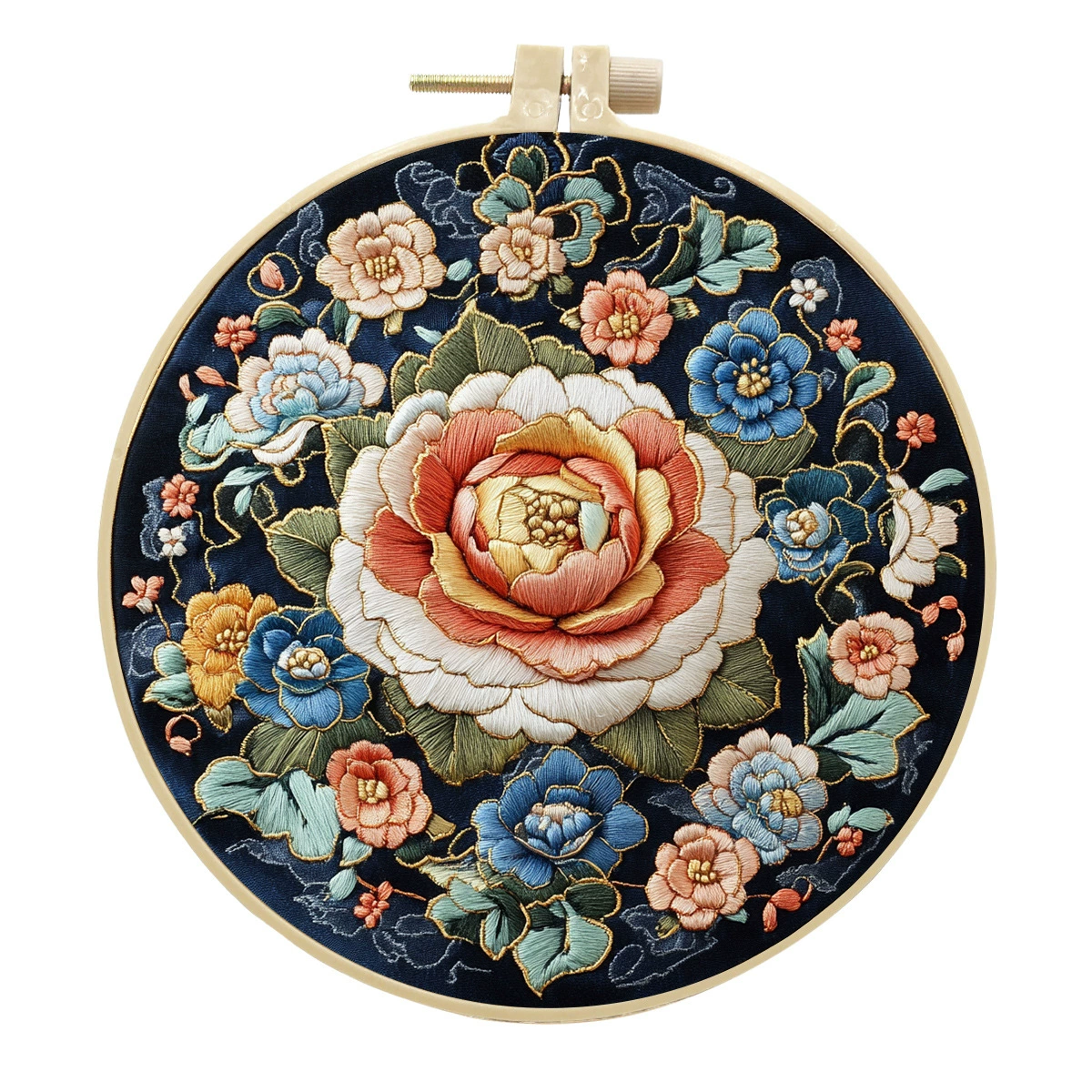 Genuine cloth, creative materials set, handmade, for import, with embroidery, English