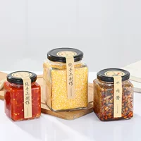 Стеклянная банка с крышкой квадратная стеклянная бутылка для меда герметичная банка варенье овощная бутылка оптом небольшой размер Птичье гнездо может бутылка завод