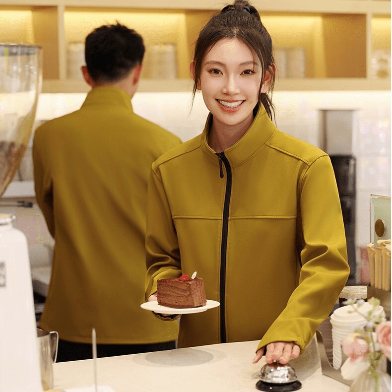 秋冬户外手抓绒软壳冲锋衣企业工作服定制印logo工装风衣外套刺绣|undefined