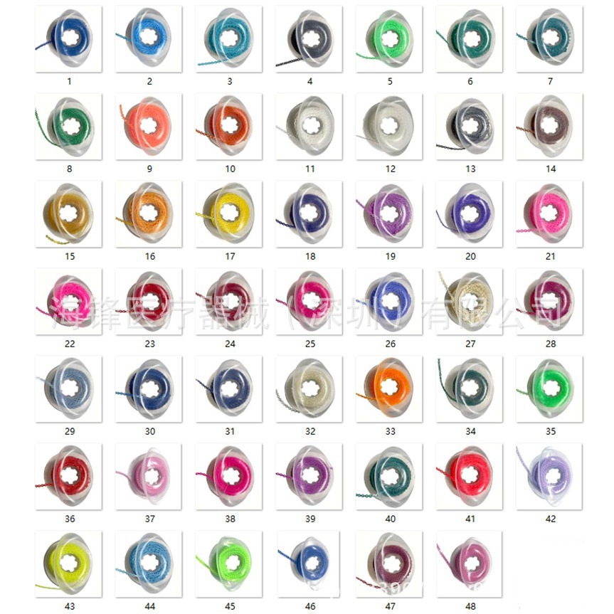 Ortodoncia dental transfronteriza Cadena de goma Anillo de goma Cadena de tracción Dental Anillo de cadena Material dental 15FT4.57 m