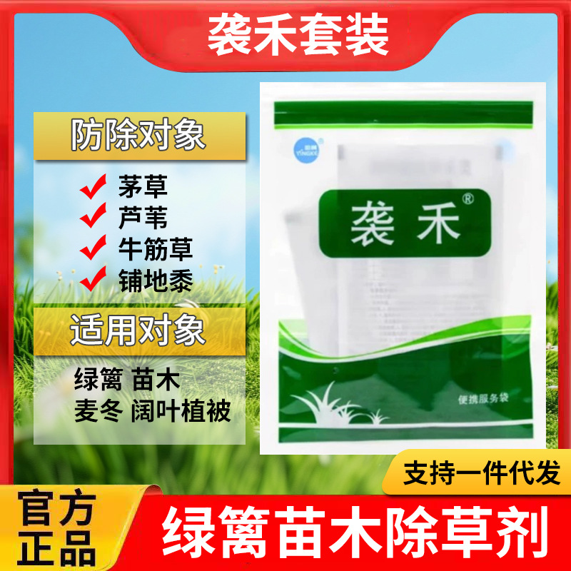 袭禾套装杂草除草剂苗木绿篱月季三叶草里除芦苇茅草马唐牛筋草等