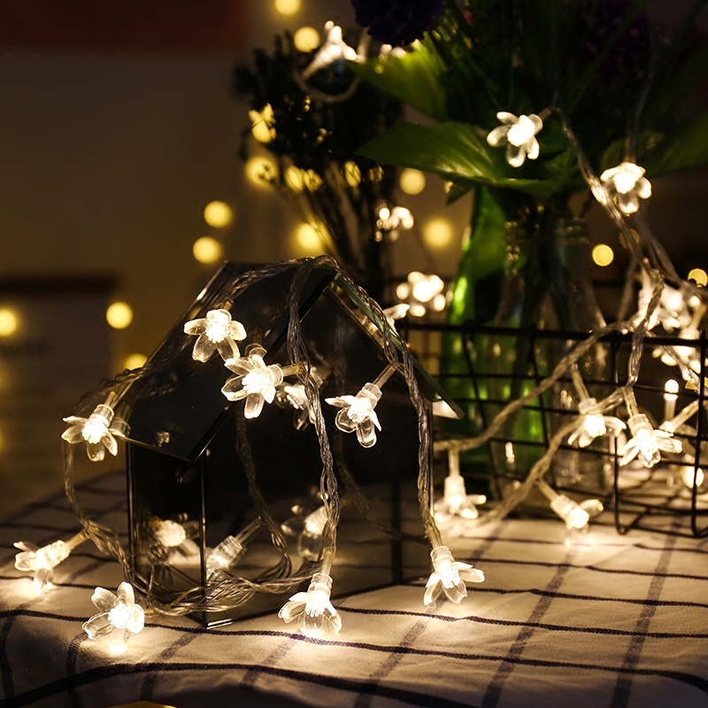 Celebridades de Internet, estrellas, luces de colores, luces de cadena, dormitorio, corazón de niña, decoración de renovación de habitación, decoración de dormitorio, iluminación pequeña