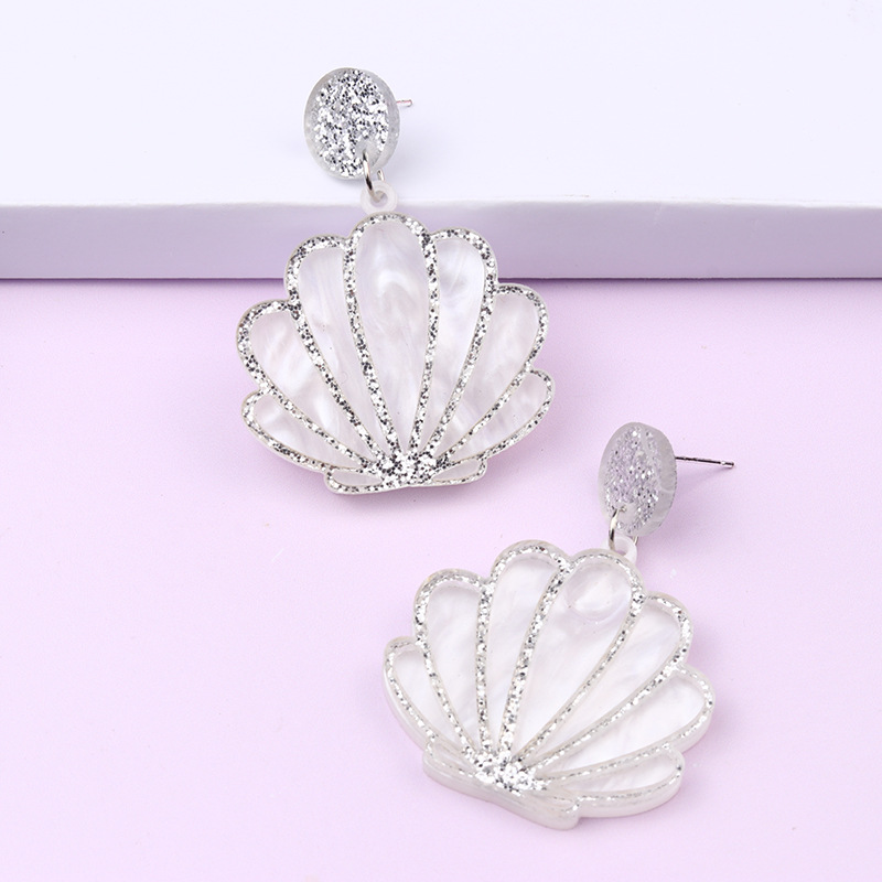 Fashion Shell Arylic Earrings display picture 1