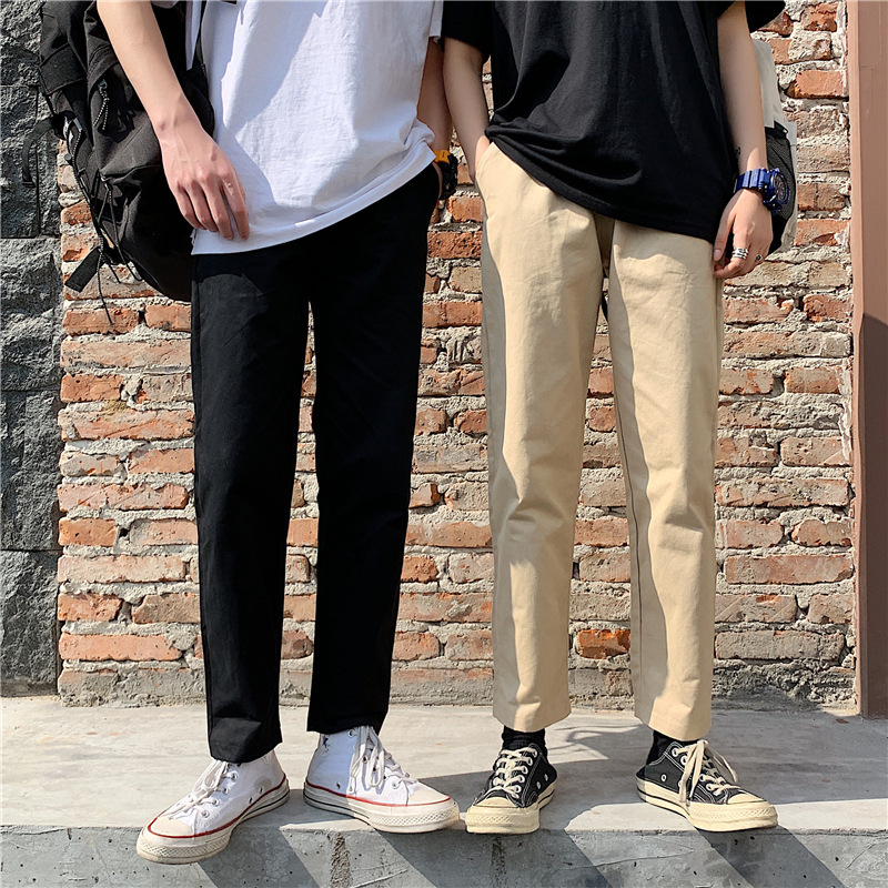 Khaki trend summer trousers