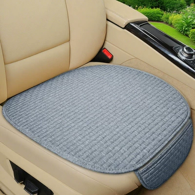 Seat cushion, seat cover Seat Cushion, Breathable Cotton-Linen - lnh-small-brick-elegant-grey-front-row-single-panel