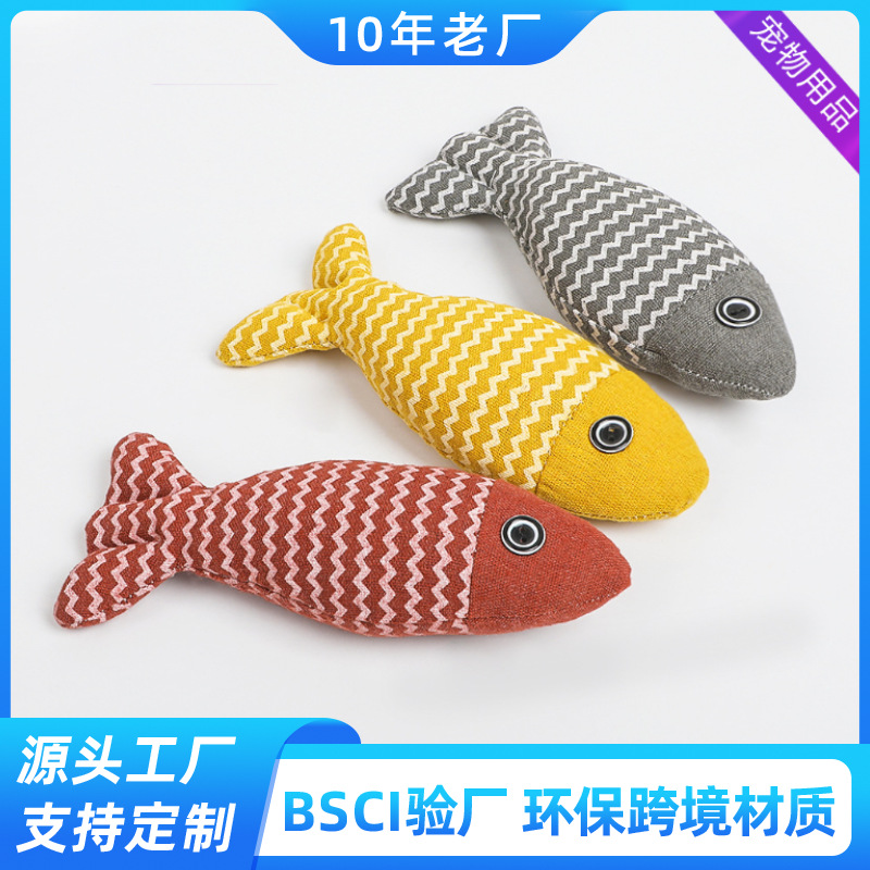 Personalizado gato de seda pescado gato menta simulación juguete de gato gato gatito dientes de molienda auto-hi para aliviar el aburrimiento de los suministros para gatos