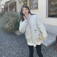 2025年新款冬季羽绒棉服女韩系小个子棉衣面包服学生棉袄情侣外套