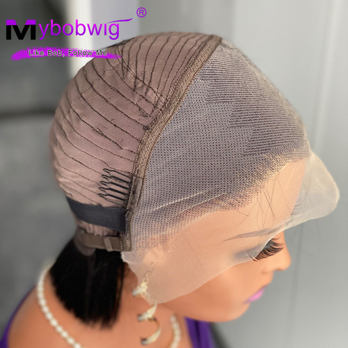 180 density bob lace front wigs human hair front lace human hair wigs