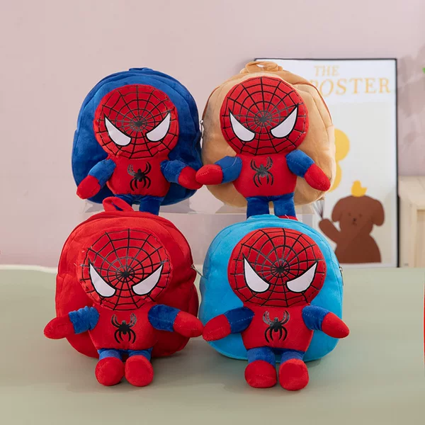 Kindergarten School Bag 1-6 Years Old Small Class Anime Cartoon Cute Girl Boy Cute Korean Style Plush Small Backpack