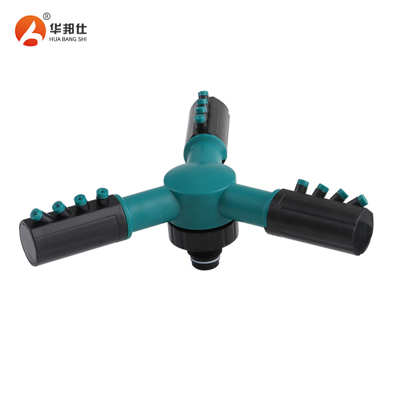 厂家直销 草坪园林喷头 屋顶降温喷灌三叉喷头 360度旋转洒水喷头