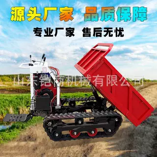 爬山虎履带运输车农用茶园山地水田全地形柴油爬坡工程小型自卸车