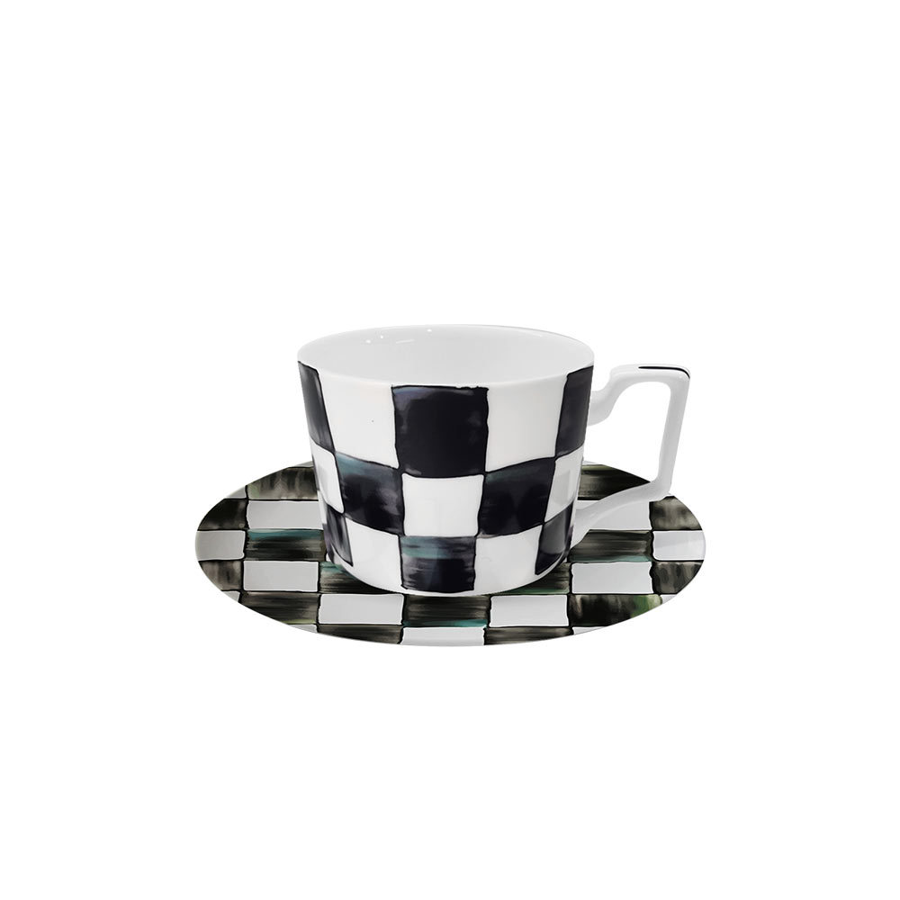 275ml 커피 컵과 접시