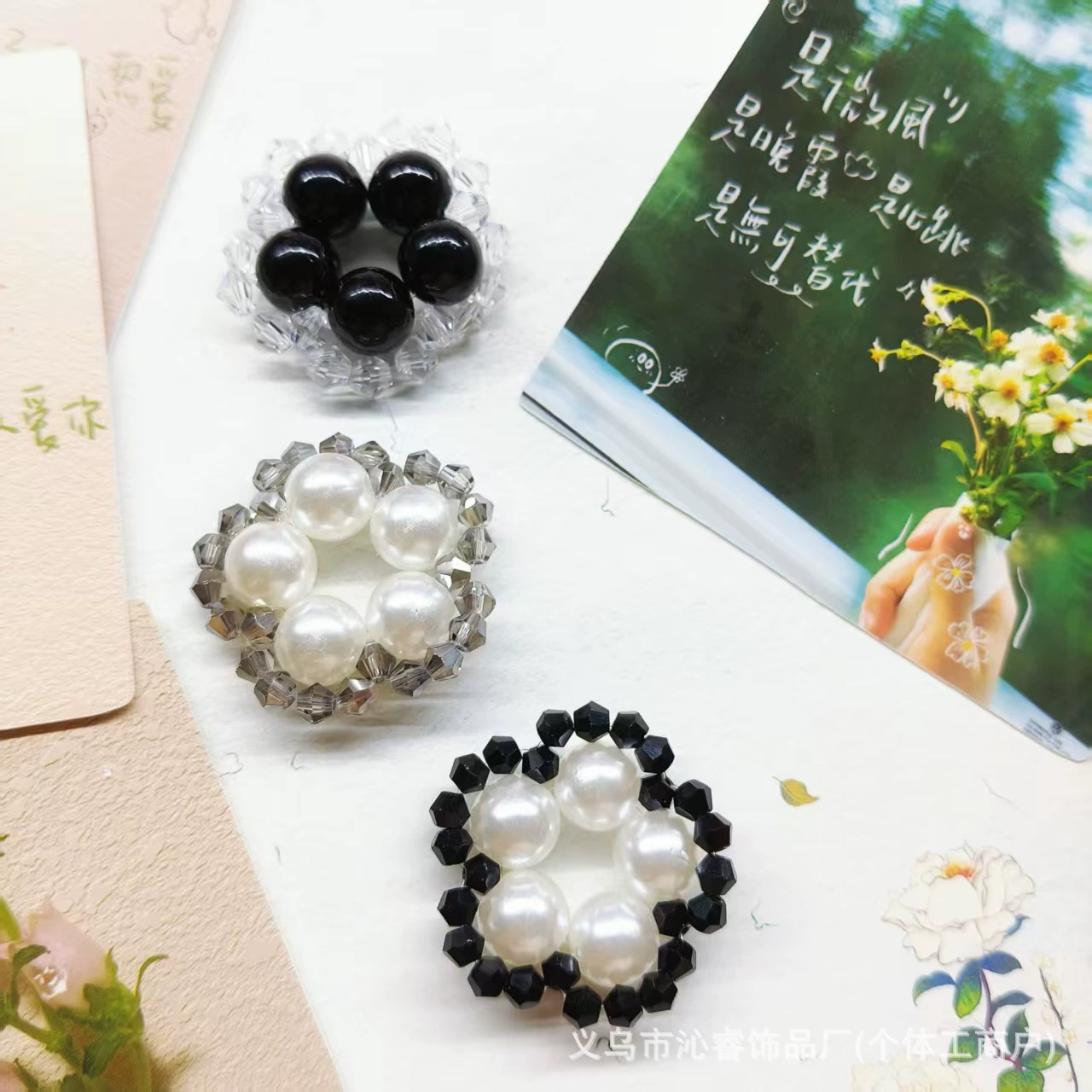 Bracelet handmade, beads, accessories, bag, hair accessory, DIY