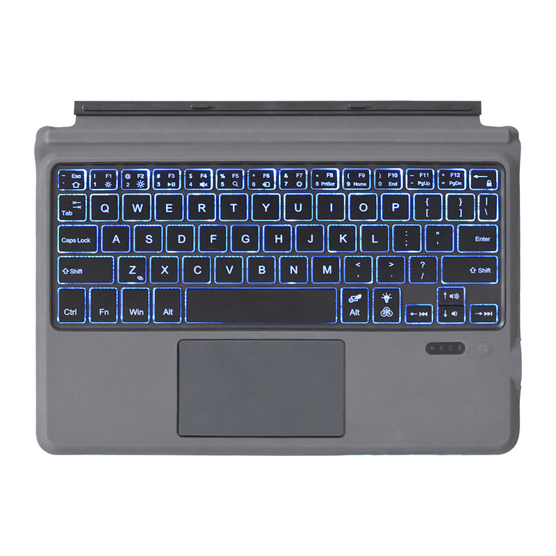 Suitable for Surface Go2 Bluetooth Keyboard 10inch Go1 Colorful Luminous Touch Bluetooth Keyboard Magnetic Touch Control Suitable for Surface Go2 Bluetooth Keyboard 10inch Go1 Colorful Luminous Touch Bluetooth Keyboard Magnetic Touch Control