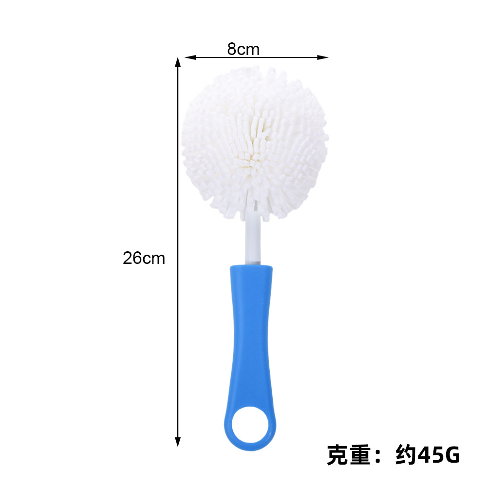 플라스틱 손잡이 EVA 컵 브러쉬 원형 벌크 26x8cm