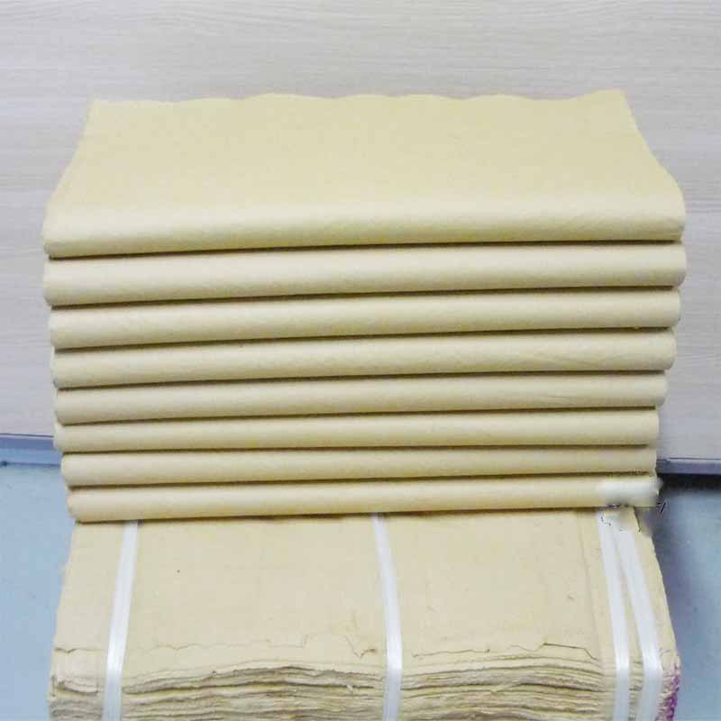 厂家批发加厚元书纸手工毛边纸练习纸半生熟书法培训无格蔡伦纸