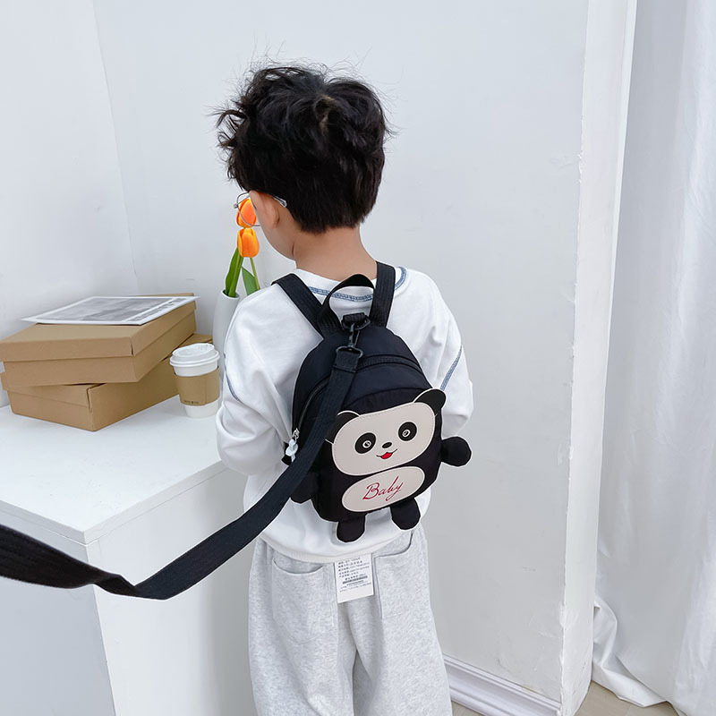 Comercio exterior Panda mochila para niños 2023 mochila anti-perdida niños y niñas bebé Rana mochila de jardín de infantes