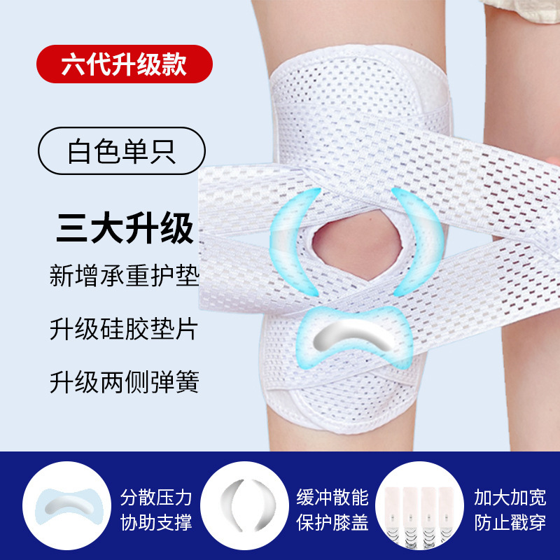 批发亚马逊运动护膝男女夏季新户外透气超薄款八代半月板日本护膝|undefined