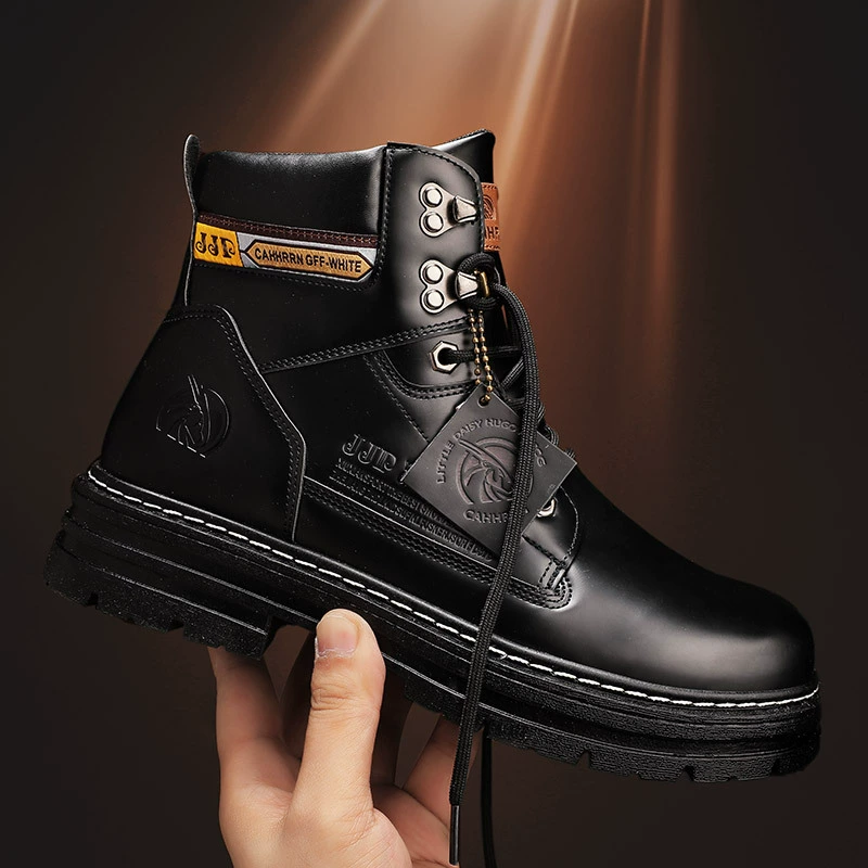 Martens, high demi-season boots, trend shoes, 2024 years