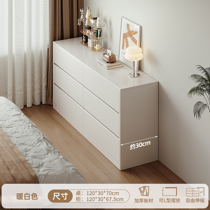 gabinete de lado de la cama gabinete bajo bastidor de piso para habitaciones domésticas contra la pared armario de almacenamiento espacio de hendidura estrecha utilizando armario de cola de cama largo image 9