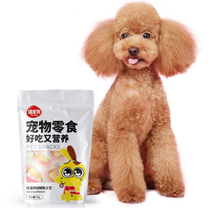 Pet snack al por mayor queso hueso de mascota hueso de dientes limpiador pegamento de perro perrito dientes de perro snack spot comida para perros