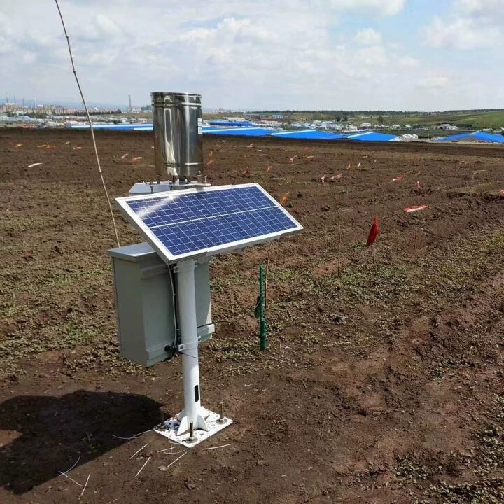 Станция мониторинга влажности почвы с солнечной энергией в режиме реального времени Мониторинг влажности почвы помогает управлению сельским хозяйством