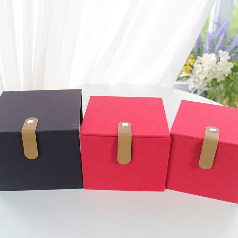 High-end Chinese-style national trend square shockproof candle Zisha teapot tea bowl cup gift box packaging box