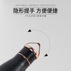 時尚便攜手提不鏽鋼保溫杯女 智能測溫保溫杯 潮流真空水杯運動男