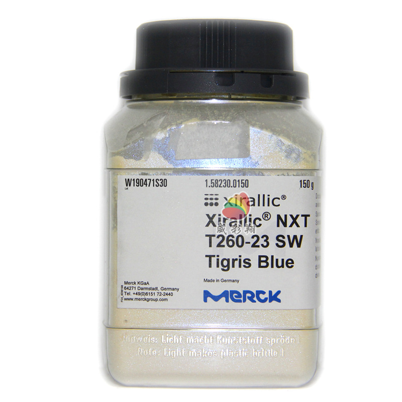 默克珠光粉XIRALLIC NXT T260-23 WNT Tigris Blue幻彩蓝色600目
