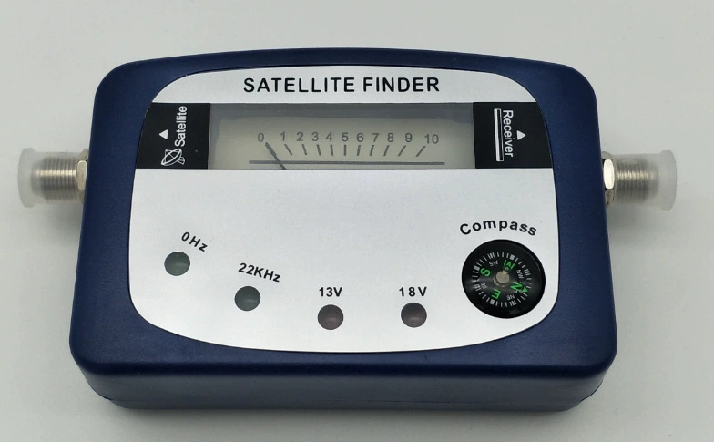 Спутниковый искатель телевизионного сигнала Star Finder SF07 с компасом 4 лампы поиска