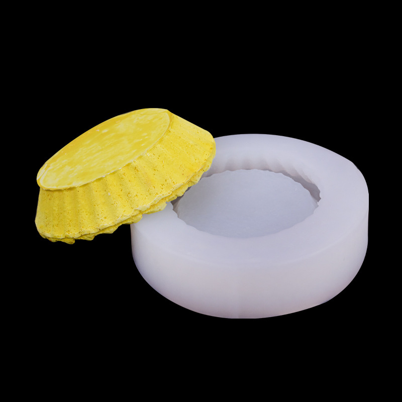 Huevo tarta piel base de silicona molde para hornear Fondant chocolate decoración molde aromaterapia vela