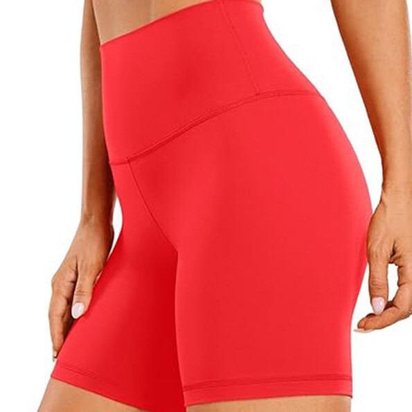 European and American Cross-Border High-Waisted Hip-Lifting Yoga Cycling Shorts 6inch Fitness Workout Running Volleyball Spandex Sports Pants