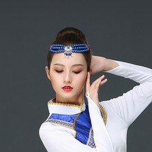 藏族頭飾少數民族舞蹈發箍藏式頭花中國風發帶古風演出服裝配飾女