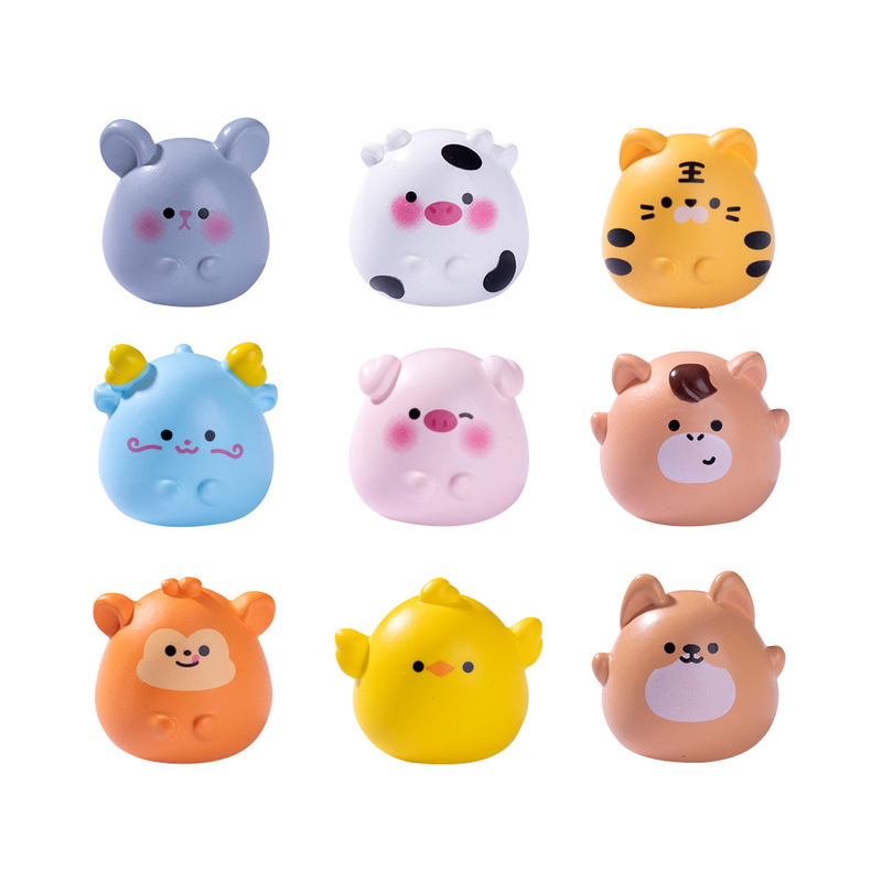 マイクロ風景クリエイティブかわいい干支かわいい diy 装飾ブラインドバッグアクセサリー車のデスクトップ装飾品|undefined