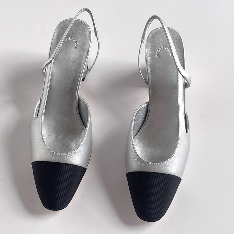 샌들 미드힐 실버 [원래 포장 ★ 원래 표준]