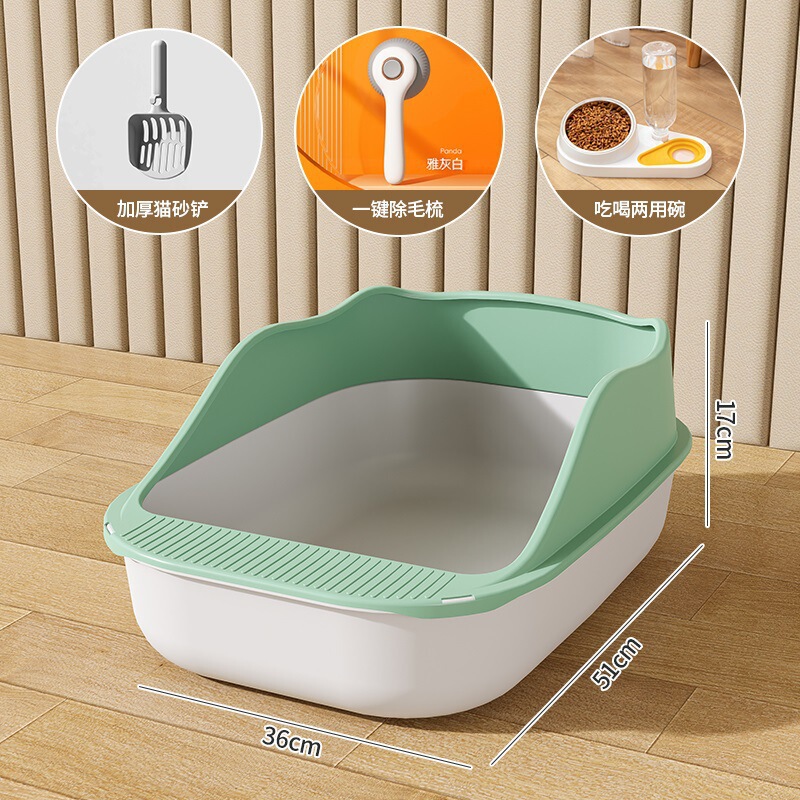 メーカー超大号全半閉鎖式猫糞盆防帯砂特小サイズ猫トイレ猫用品大全|undefined