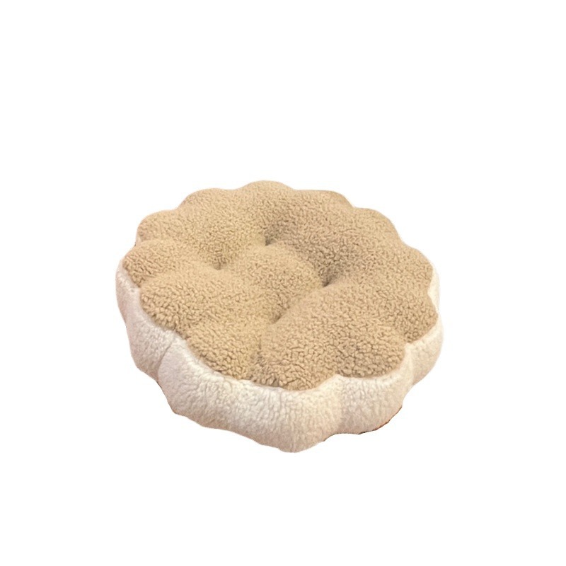 Biscuit invierno ins Red macaron engrosada cojín antideslizante sofá dormitorio Oficina Butt pad gratis