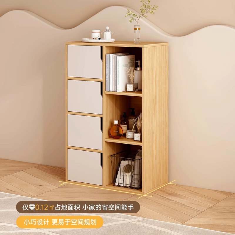 armario de almacenamiento de dormitorio armario de cabecera doméstico armario de almacenamiento armario de pared armario de sala de estar armario simple de cinco cubos