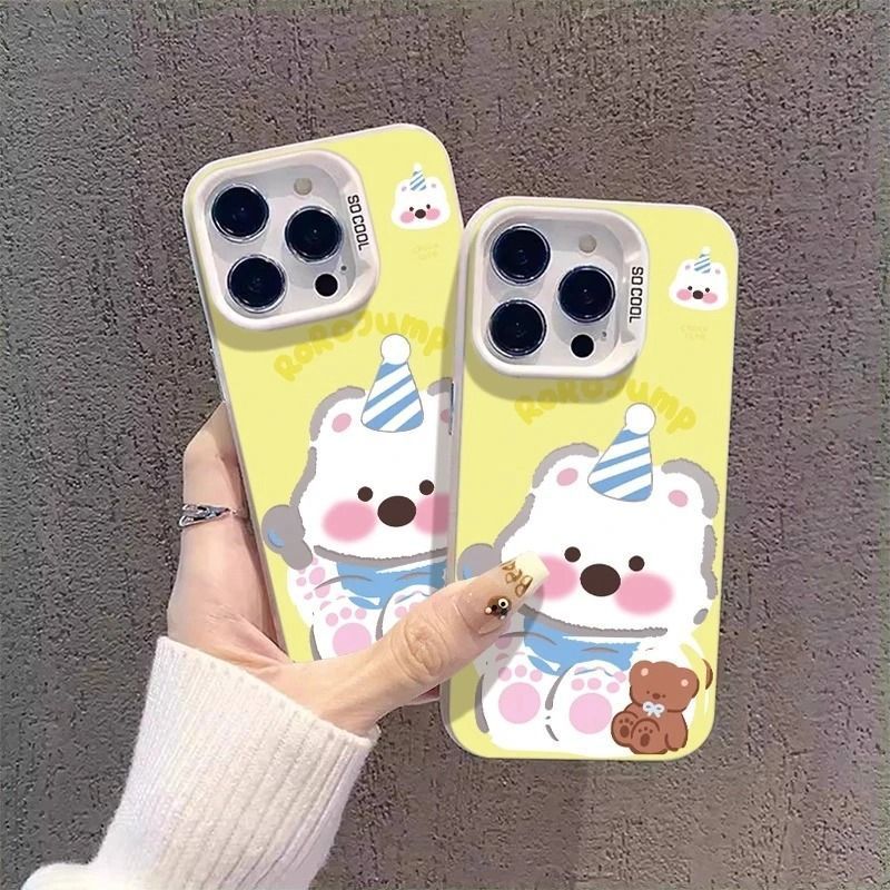 Hat Red-Faced Puppy Suitable for Apple 17Promax Mobile Phone Case Iphone16 Design 15 Stylish 14 Hard Case