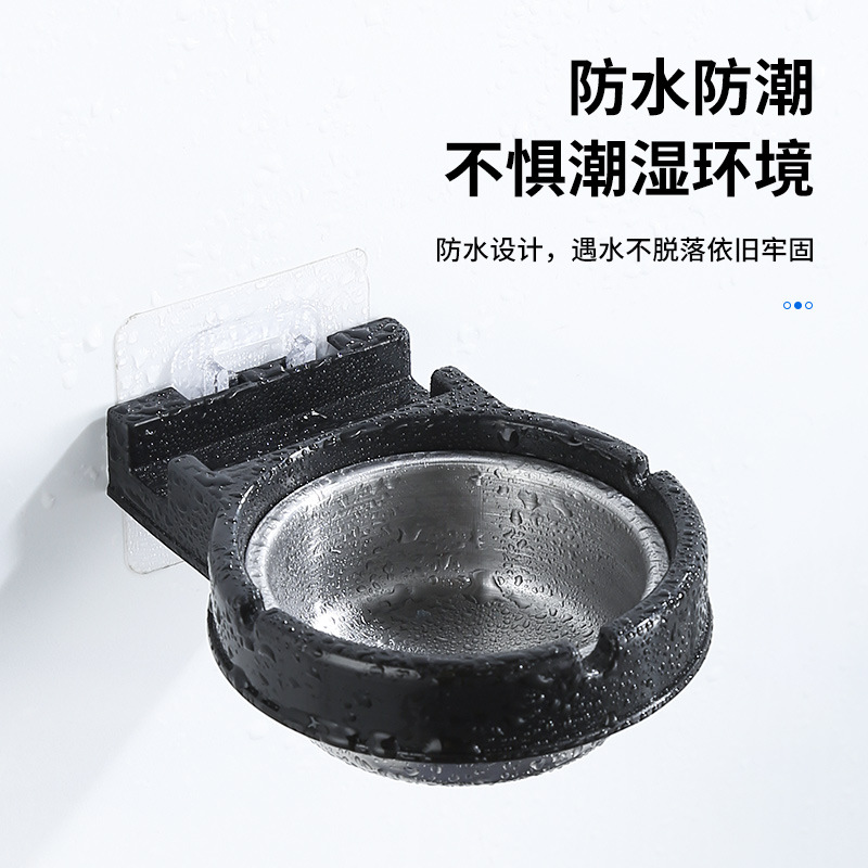 벽걸이 스테인레스 스틸 재떨이 홈 쇼핑몰 슈퍼마켓 바 화장실 매달려 벽 펀치 프리 플라이 애쉬