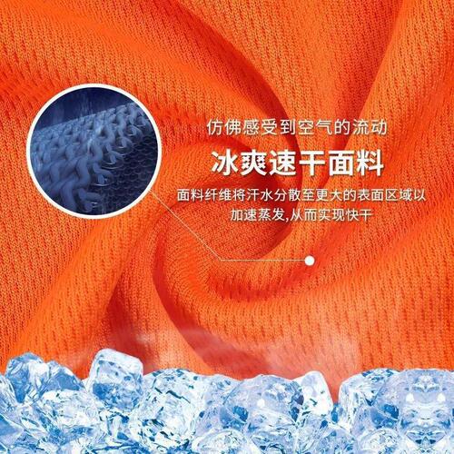 Factory wholesale summer sports quick-dry round collar T-shirt men's thin outdoor mesh breathable solid color short-sleeved clothes