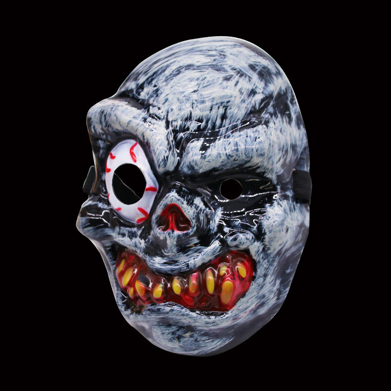 Halloween horror máscara ojo-que hace estallar la máscara de miedo accesorios danza rendimiento suministros máscara de PVC