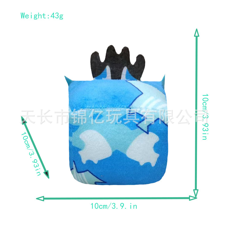 Nuevo producto transfronterizo Devil Fruit Toy bloxfruit juego periférico muñeco de peluche caja de muñecas en stock