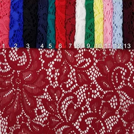 网眼布;蕾丝面料;花边