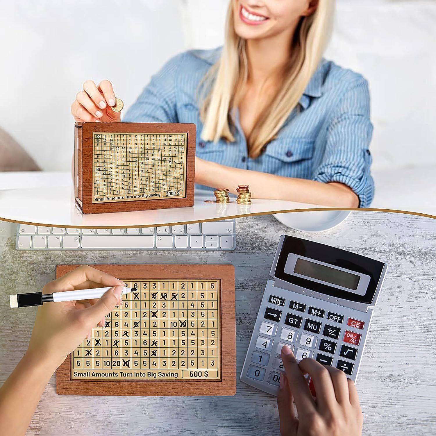 Title 2, Hucha de madera para el hogar con manualidades ...